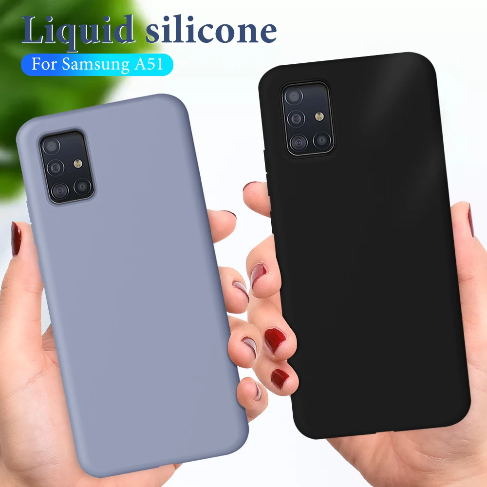 Мягкий чехол для телефона Samsung Galaxy A30 A50 A70 A51 A71 из жидкого силикона и резины A40 A60 A20 |
