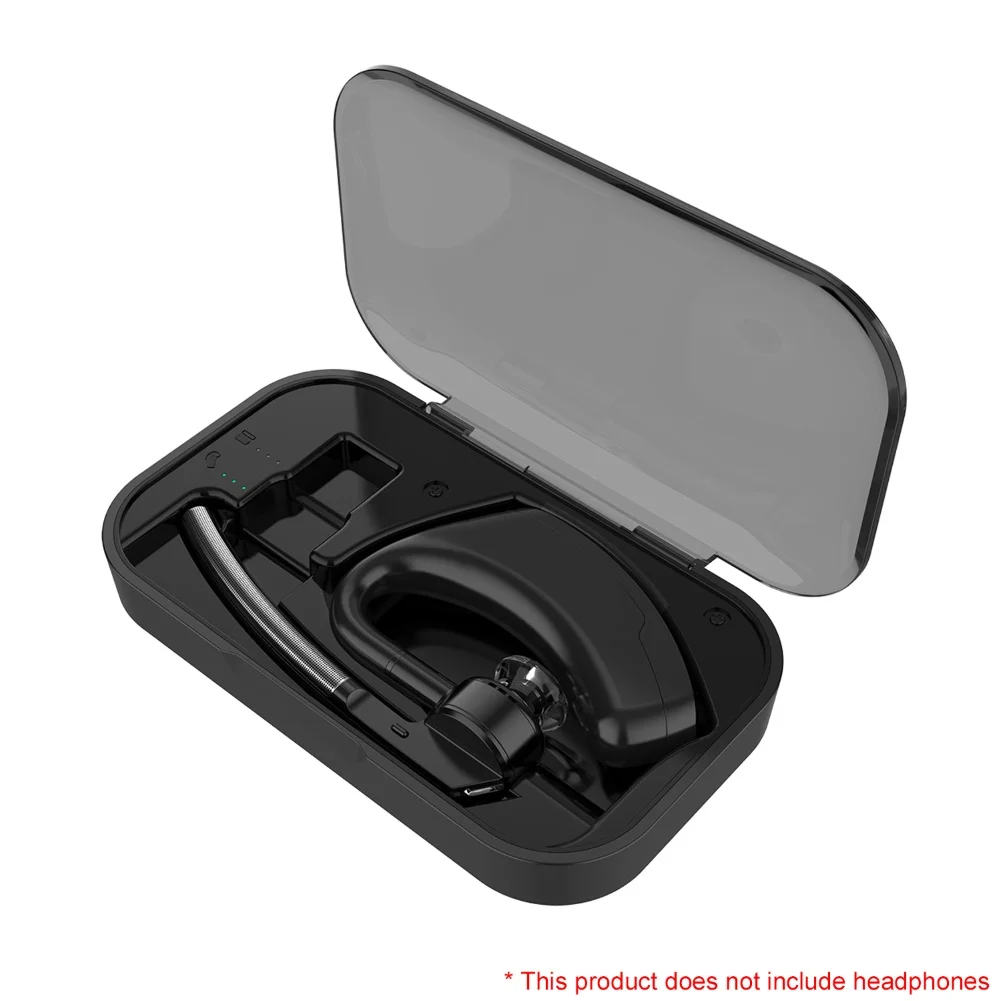 Портативный чехол для хранения Bluetooth-гарнитуры с зарядным чехлом/запасной