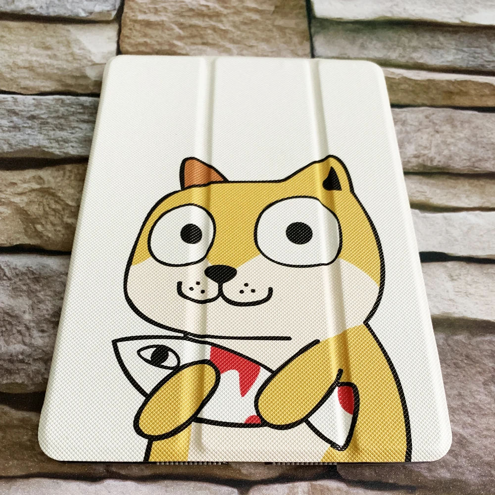 OBEROSS Прекрасный милый Huskie Хаски окрашенный чехол для iPad Mini 1 2 3 Чехол-подставка для iPad Air 1 2 A1822 A1823 Sleep Wake UP Funda
