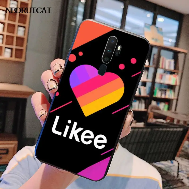 

NBDRUICAI likee fashion app TPU Soft Silicone Phone Case Cover For Oppo A5 A9 2020 Reno Z Realme5Pro R11 case