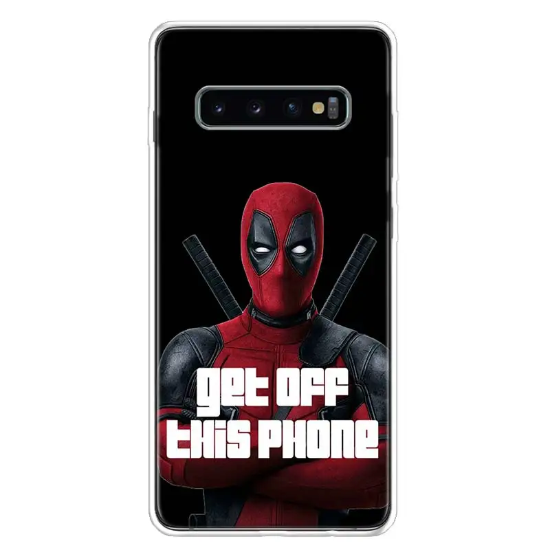 TW114-1 Забавный чехол для телефона Deadpool Dead Pool для samsung Galaxy S10+ Lite Note 10 9 8 S9 S8 J4 J6 J8 Plus S7 S6 - Цвет: TW114-1