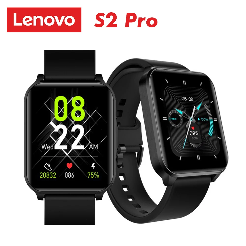 Lenovo S2 Pro Смарт термометр сердечного ритма мониторинг сна фитнес Браслет IPS