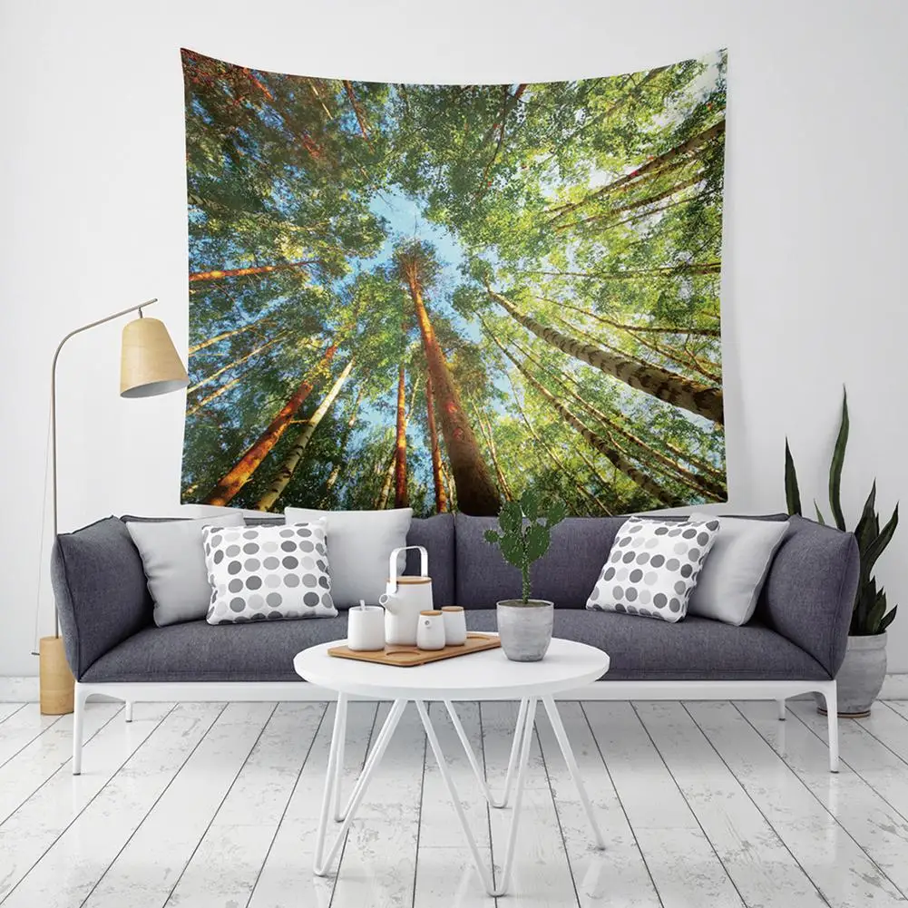 

Модный гобелен 130*150 см, гобелен в виде дерева, леса, подвесное одеяло для гостиной, Настенный декор, домашний декор, диван