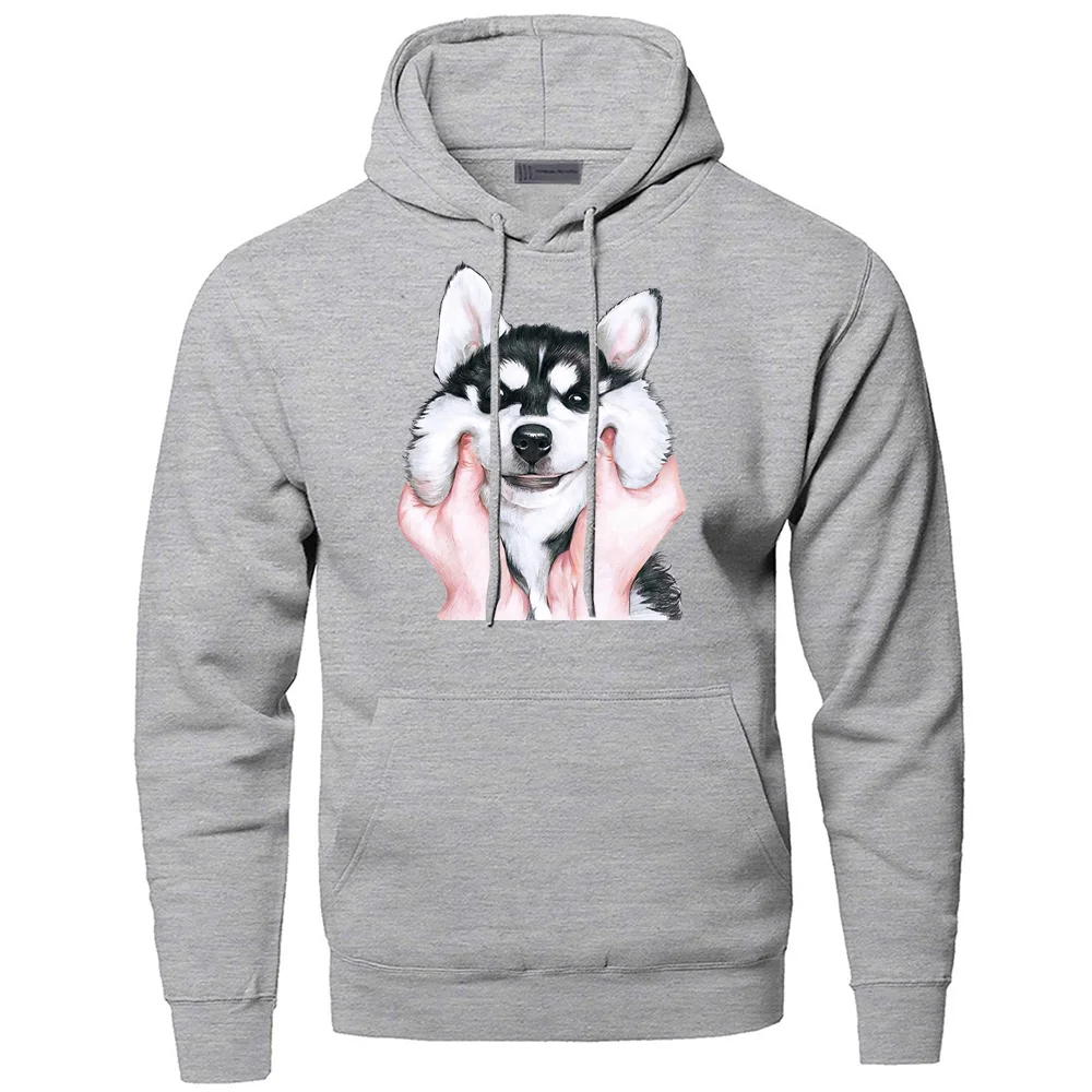 Хаски толстовки с капюшоном Мужские Собака забавные толстовка 2019 Новинка Осень