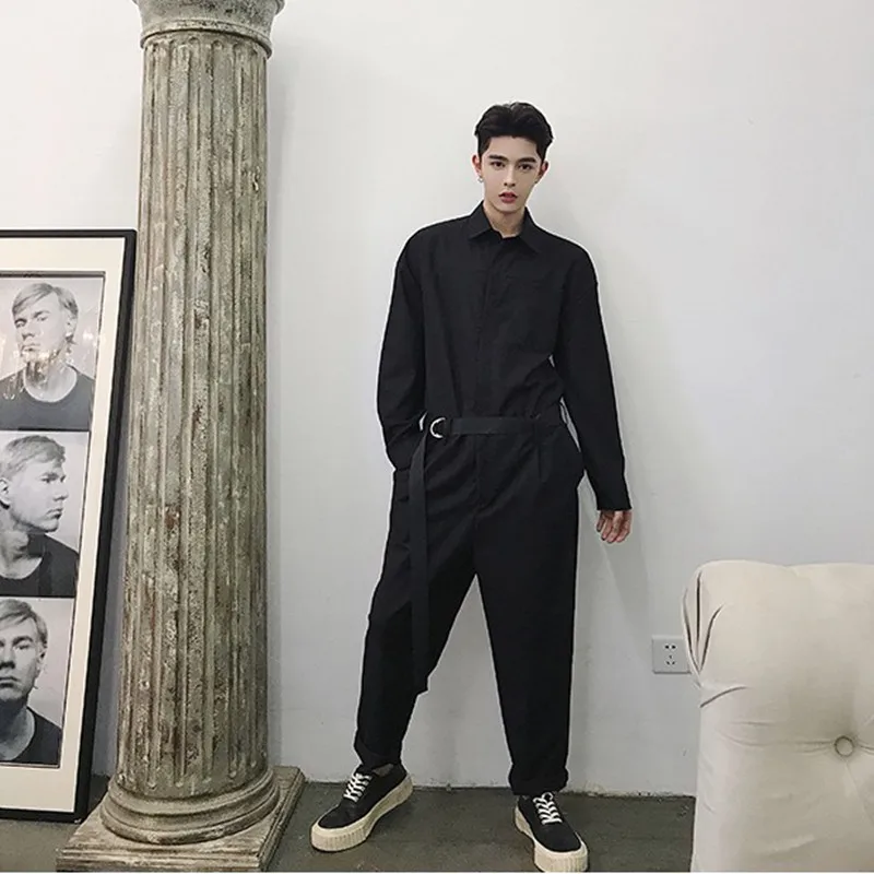 Комбинезон карго мужской комбинезон с несколькими карманами в стиле хип хоп для