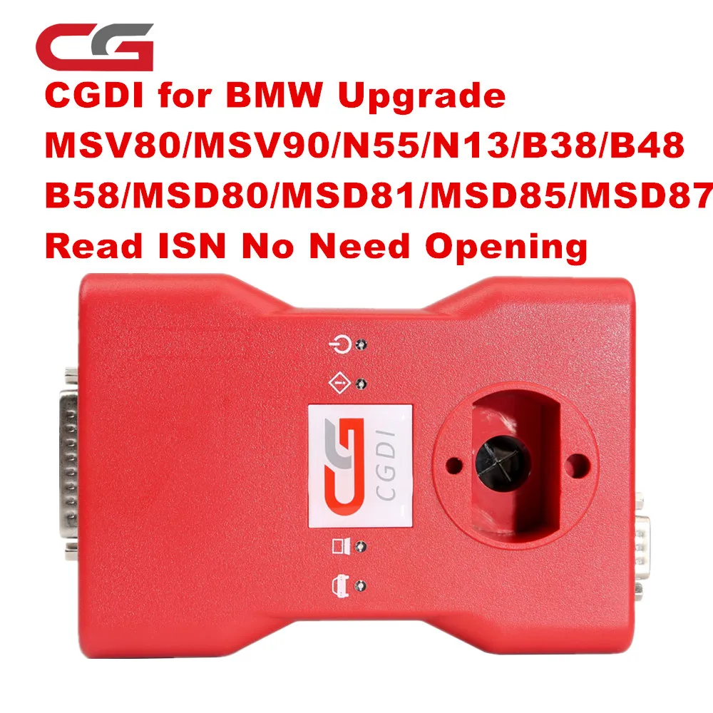 

CGDI Prog for BMW Upgrade MSV90/N20/N55/N13/B38/B48/B58/MSD80/MSD81/MSD85/MSD87 Read ISN No Need Opening