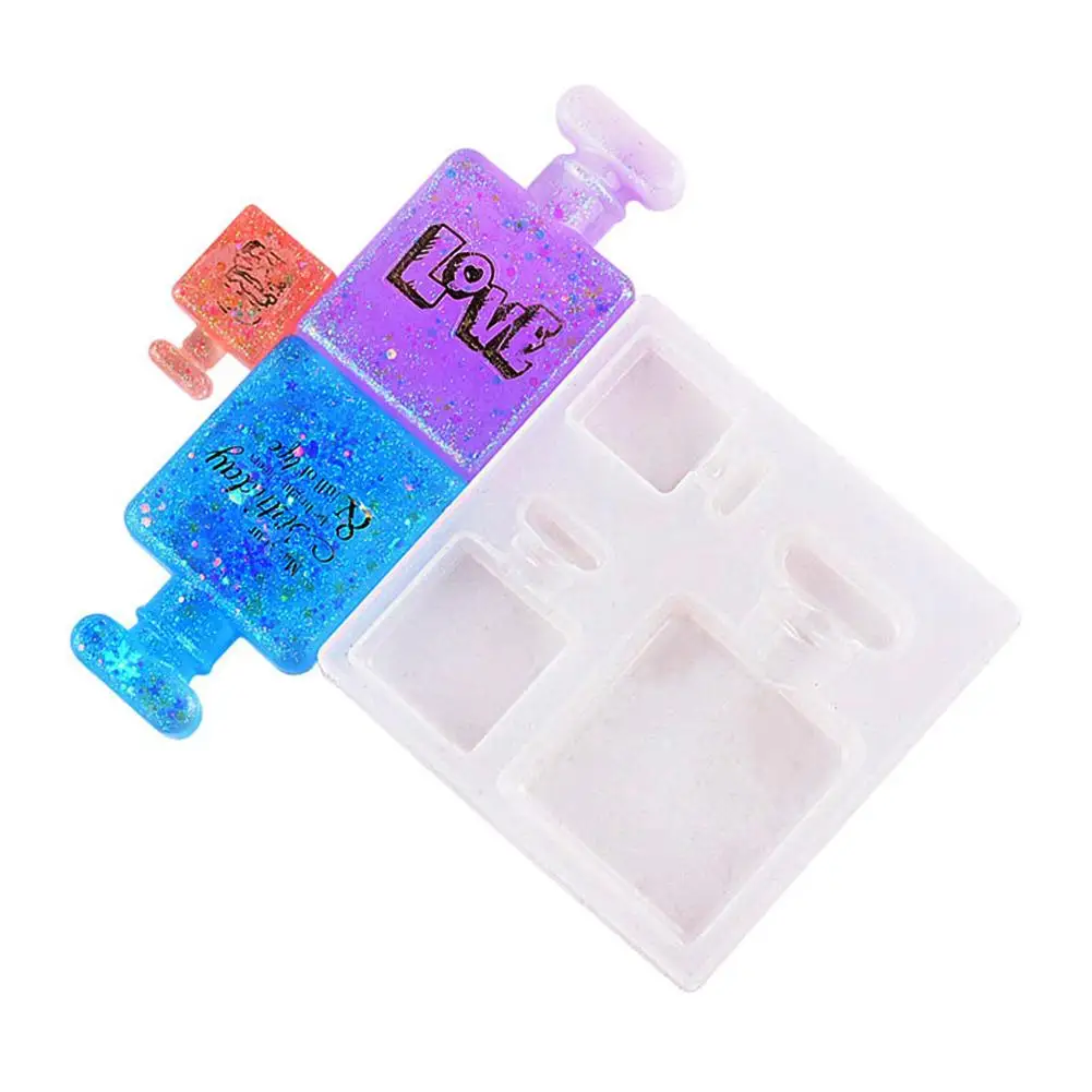 3D Силиконовая форма косметический флакон духов для помадки шоколада инструменты