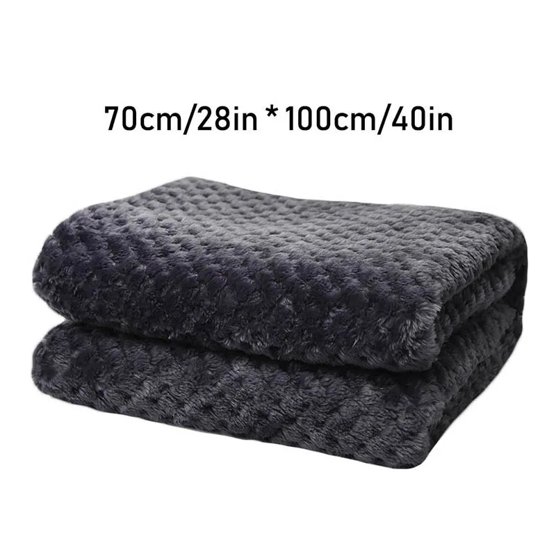 Super Soft Blanket Travel Fleece Mesh Portable Car Cover Flannel Aircraft Sofa Use Office Children Towel | Дом и сад