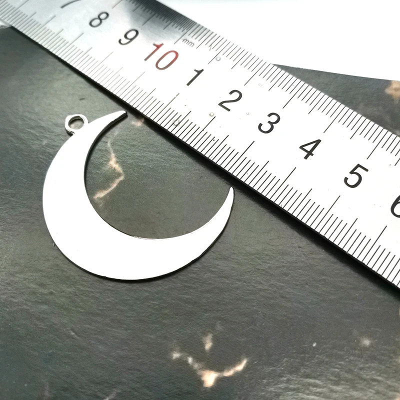 Кулон «Луна» 40 х29 мм, 6 шт./комплект