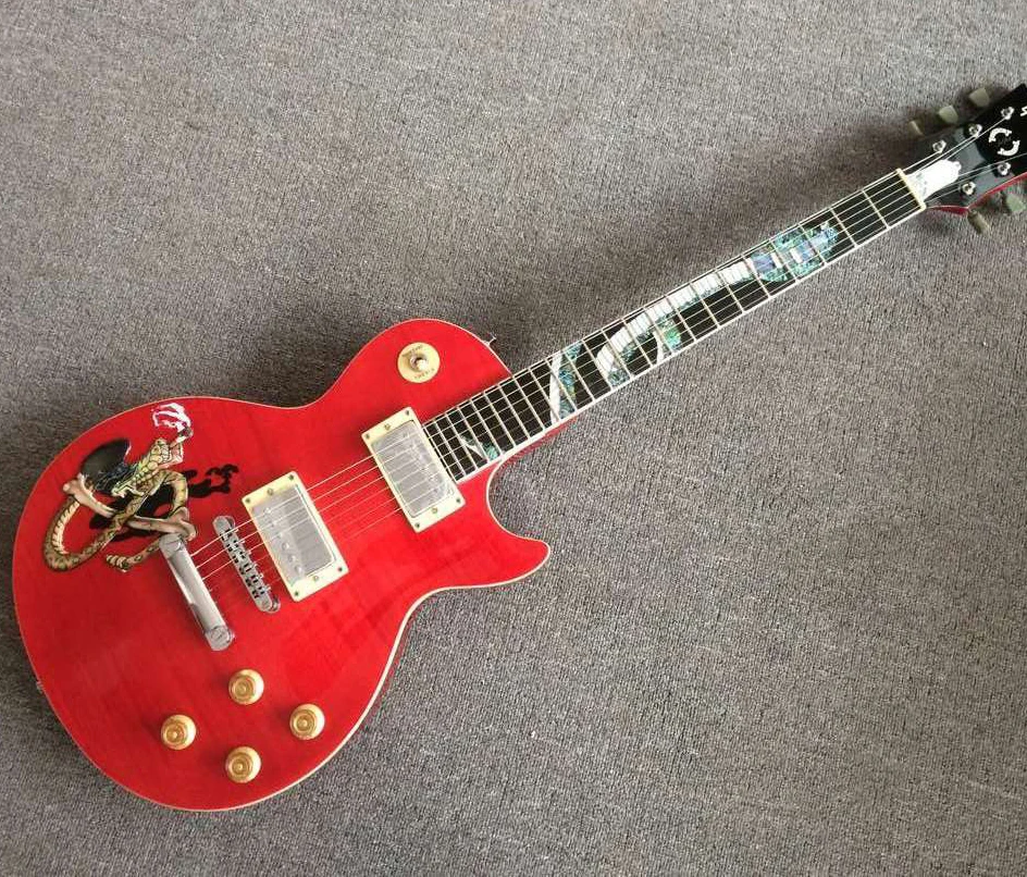 Китайский заводской товар красная струнная гитара бесплатная доставка | Спорт и