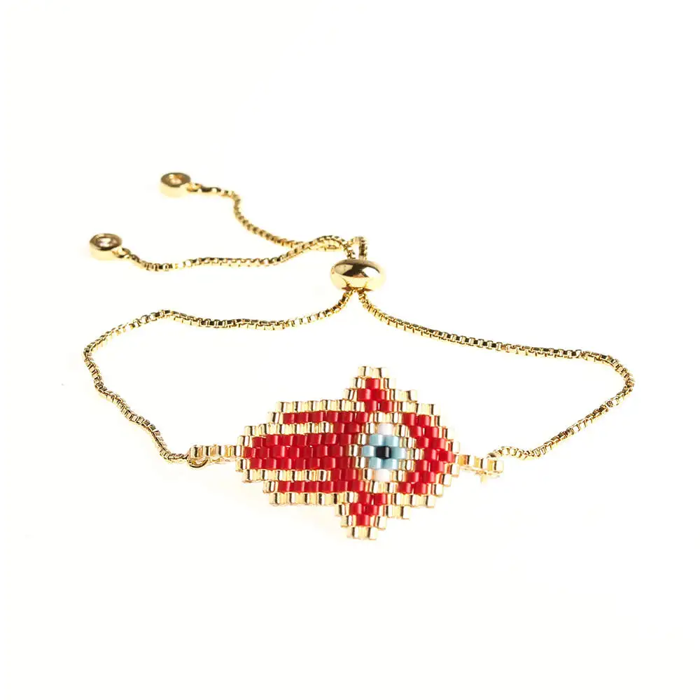 Go2boho Perles MIYUKI браслет evil eye Fatima Hamsa браслеты для женщин Delica бусы ювелирные изделия Pulsera Mujer ручной работы Boho