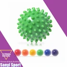 Прочный Массажный мяч-спилка из ПВХ, триггерный мяч для спорта, фитнеса, снятия боли в ступнях, шарики 7 см для снятия подошвенного фасциита, ежа