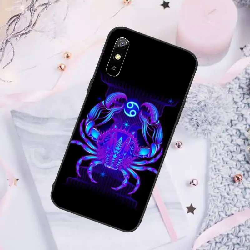 

Zodiac Sign Phone Cases For Xiaomi Redmi note 7 8 9 pro 8T 9A 9S Mi Note 10 Lite pro