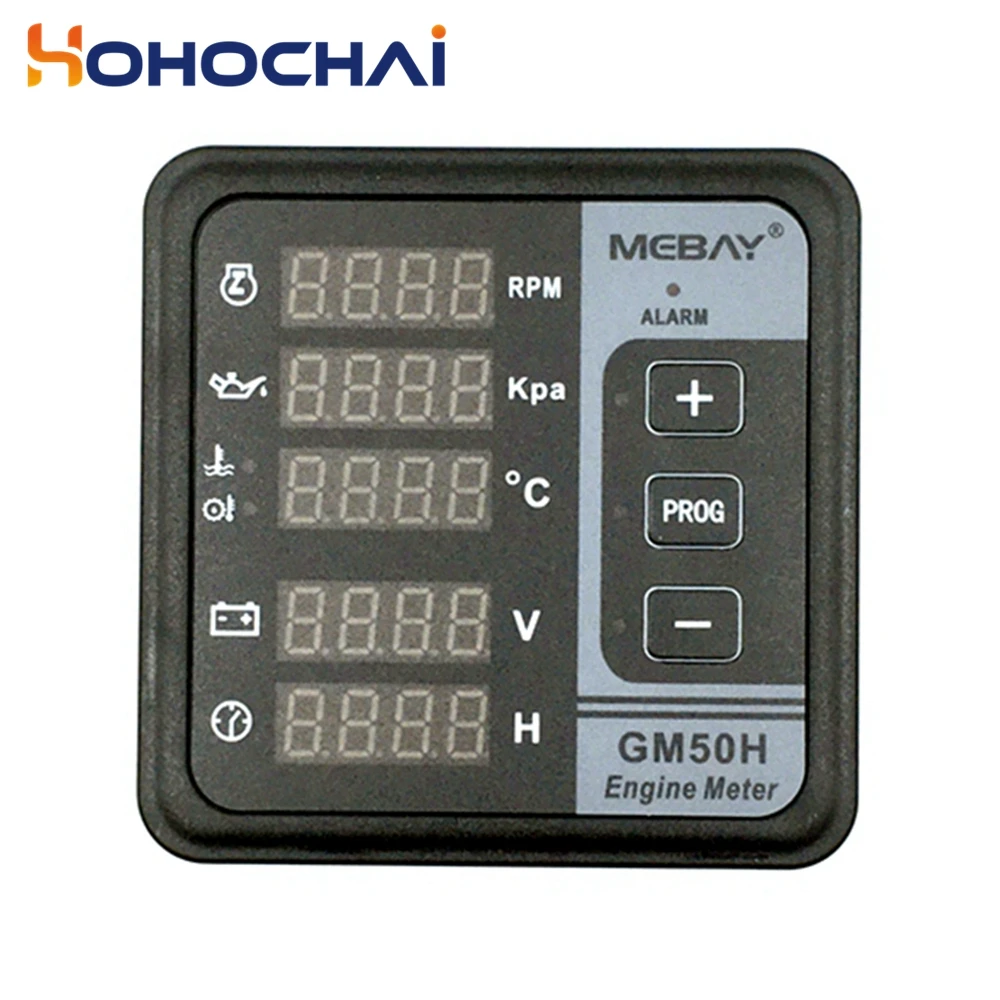 

GM50H Multi Function Digital Meter GM50HR Engine Meter Generator Parts