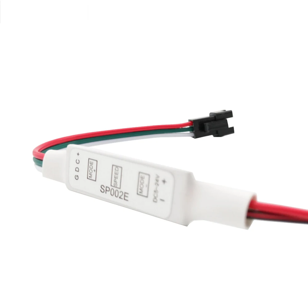 WS2812B WS2811 RGB Светодиодные ленты контроллер USB/3Pin оснастки в JST соединитель Mini 3 ключа