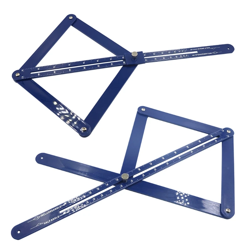 Protractor Corner Angle Finder Square Ruler Miter Woodworking Model Craft Tool Drop Shipping |