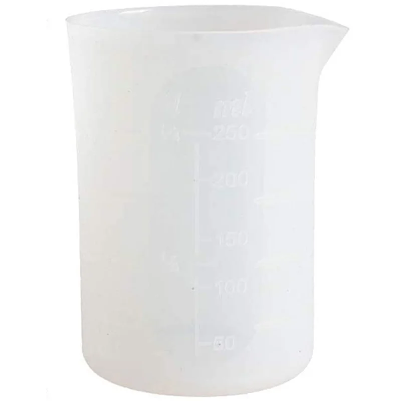 

4 PCS Silicone Measuring Cups Silicone Mixing Cups Epoxy Resin Cups Glue Tools for Casting Molds, Art DIY, Waxing