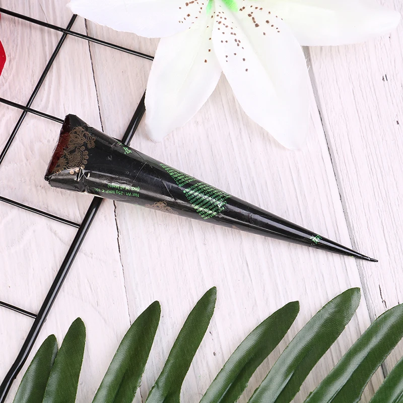 1 шт. красный белый черный индийский хна паста конус красота мехенди для женщин