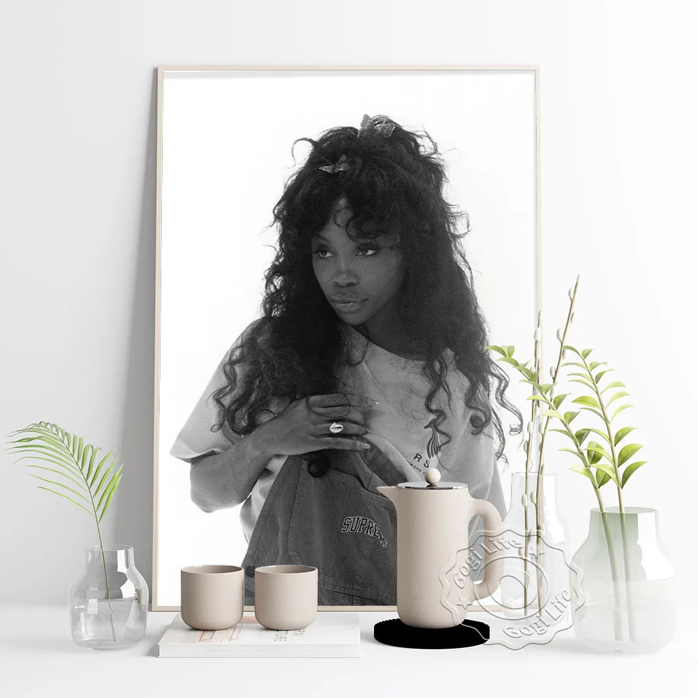 

Italy Actress Sophia Loren Black And White Portrait Art Poster, Italy Movie Queen Vintage Art Wall Picture, Fans Collect Mural