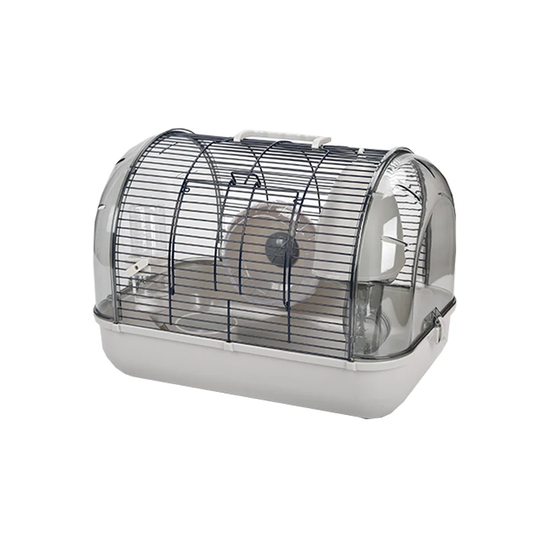 

Gray Japanese-Style Luxury Hamster Cage Pudding Dwarf Bear Rat's Nest Transparent Basic Viewing Cage Supplies Small Animal Cage