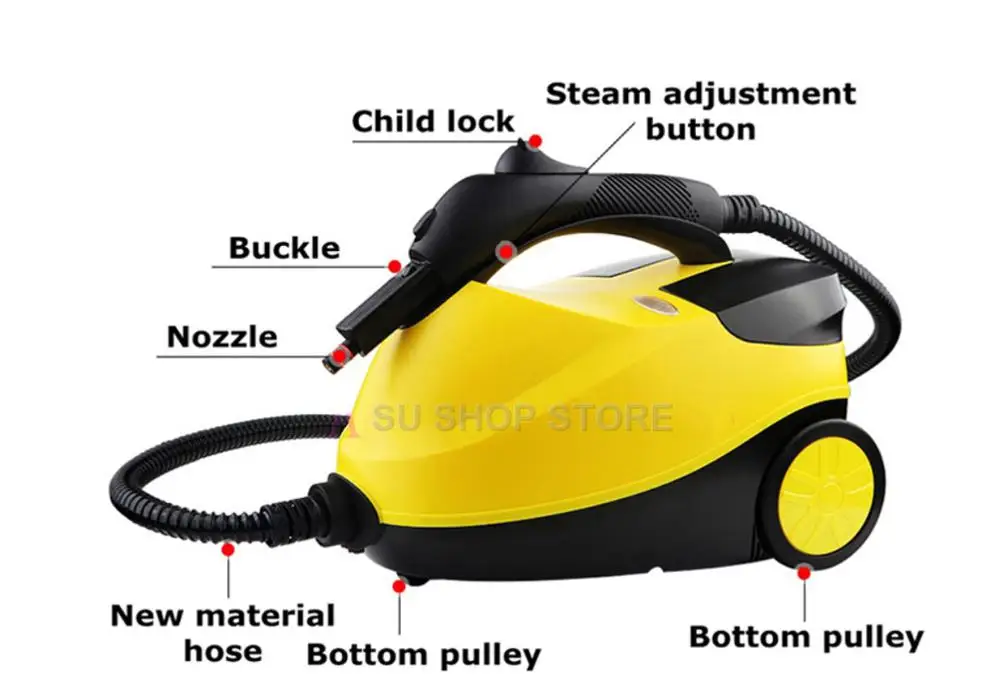 

Steam cleaner 2000W High temperature high pressure cleaning machine Disinfector Sterilization kill mites Automatically
