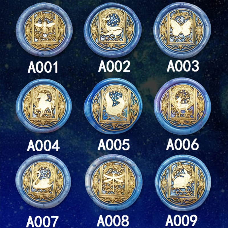 

A variety of tree Wooden Wax Sealing Stamp Wedding Invitation Sealing Wax Stamps Head Wax Seal Copper Head For Scrapbooking