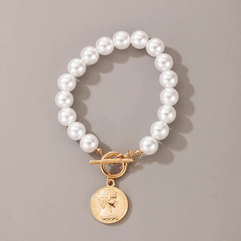 

2021New Natural Freshwater Pearl Short ChokerGold Coin Clavicle Chain Bracelet Necklace for Women Party Jewelry Collar Gifts