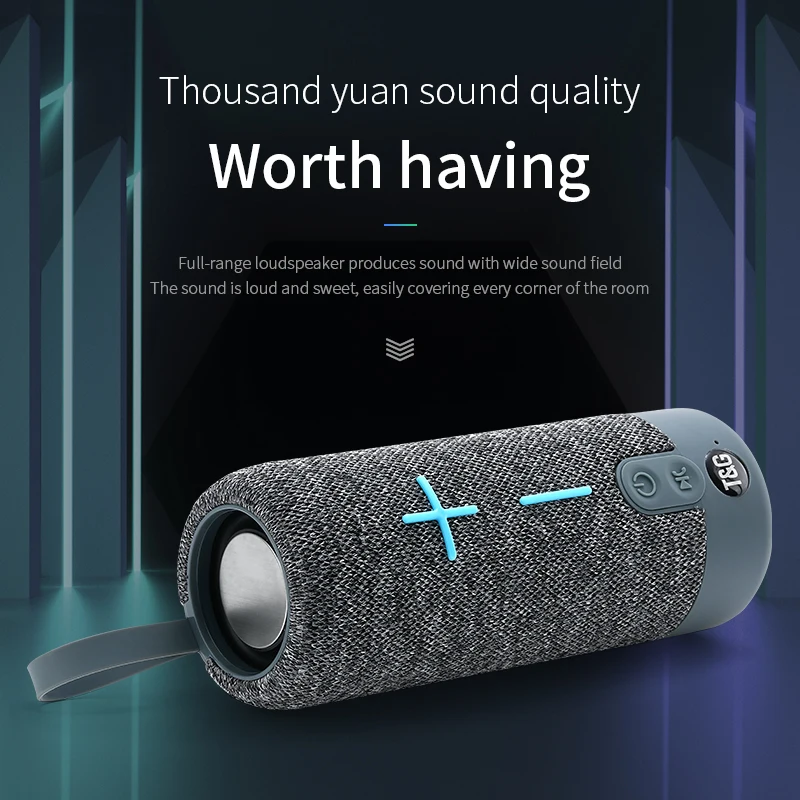 Новый тканевый портативный динамик T &amp G TG619 Bluetooth беспроводной бас сабвуфер