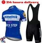 2021 Pro Team Quick Step Велоспорт Джерси 19D нагрудник комплект велосипедная одежда Ropa Ciclism велосипедная Одежда Мужская короткая майка кюлот