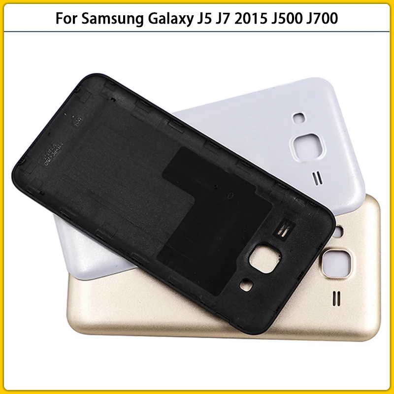10 шт в упаковке новая J500 корпус чехол для Samsung Galaxy J5 J7 2015 J700 J500F J500H Пластиковая Крышка батарейного отсека