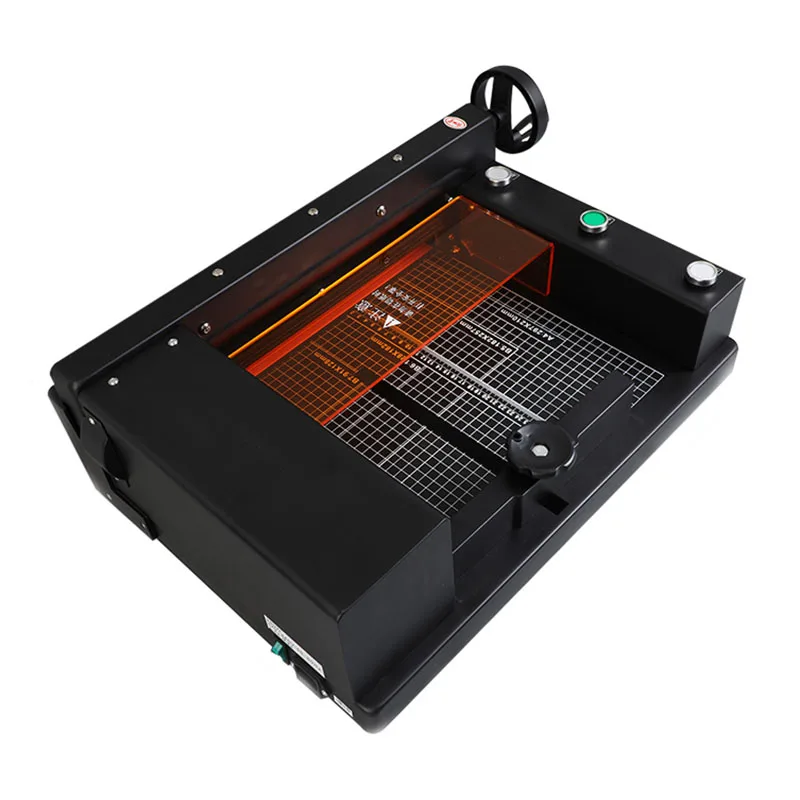 

A4 Automatic Paper Cutting Machine 220V Electric Book Cutting Machine Thick Layer Large Cutting Machine Glue-mounted