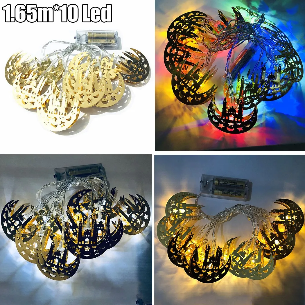 

1Pc 10 LED Ramadan And Eid LED String Fairy Light Islamic Party Decor Supplie For Decoration Christmas Tree
