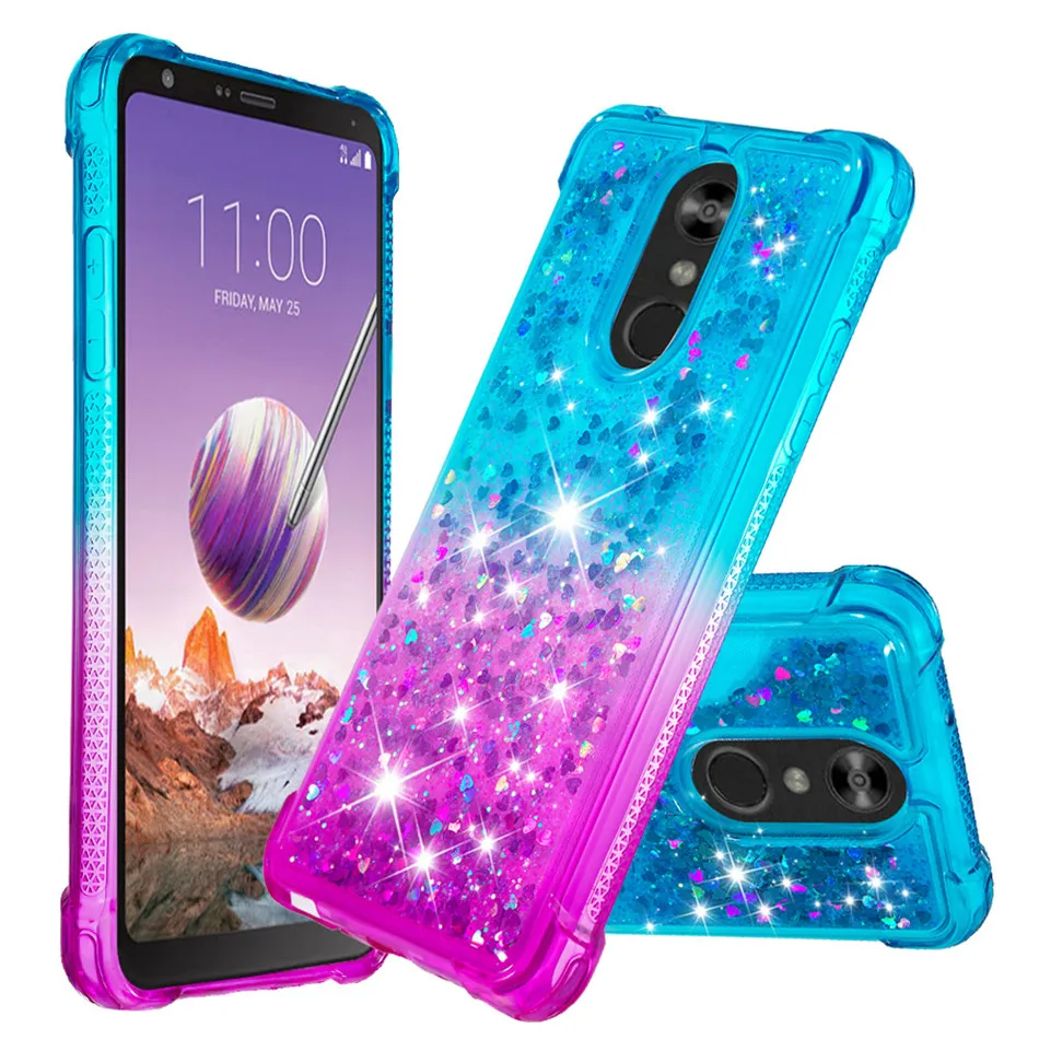 Милые блестящие зыбучие пески чехол для телефона LG Aristo2 плюс LV3 2018 Stylo Q Stylus 4 Stylus4