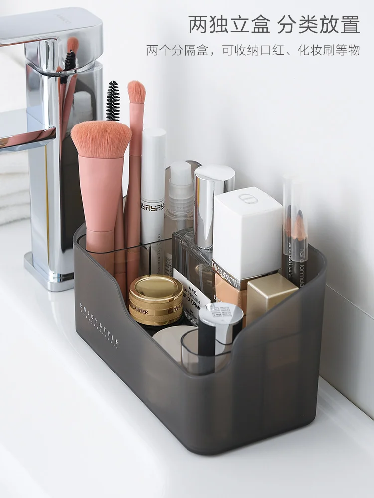 

Cosmetics storage box, skin care product, mirror rack, narrow rack, dressing table, perfume lipstick, finishing rack.