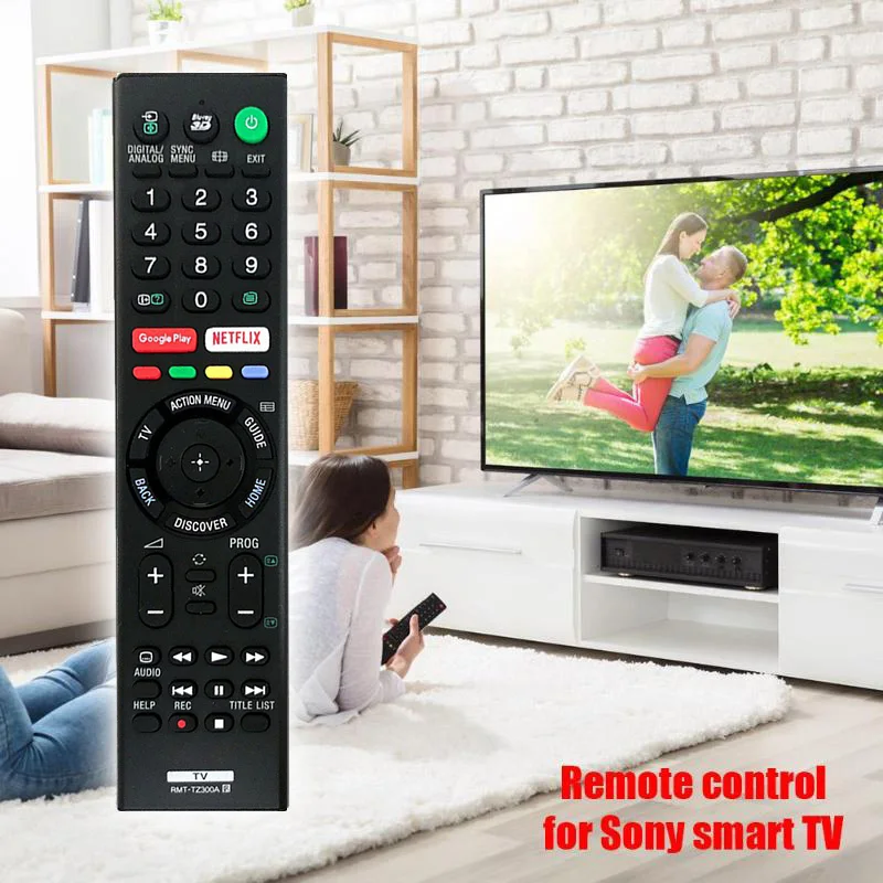 

RMT-TZ300A Remote Control Replacemnet For SONY Bravia LED TV With BLU-RAY 3D GooglePlay NETFLIX Fernbedienung