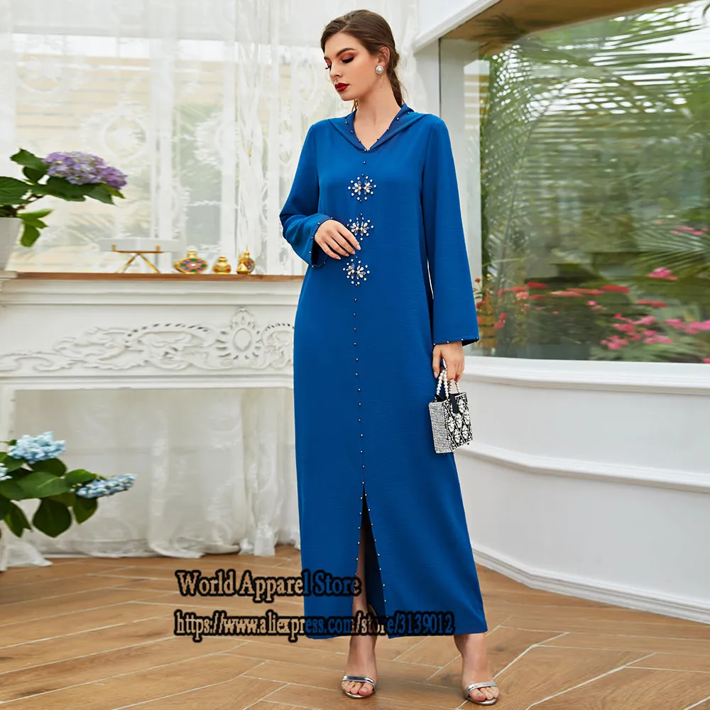 

Abaya Dubai Kaftan Turkey Arabic Muslim Dress Islam Evening Party Dresses Abayas For Women Robe Longue Djellaba Femme Clothing