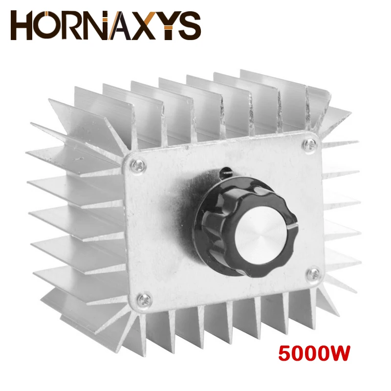 5000W 220V SCR Напряжение регулятор двигателя Скорость контроллер светильник
