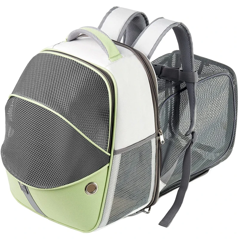 

Pets Cat Backpack Carrier for Small Dogs Expandable Portable Bag Breathable Mesh Travel Collapsible Cat Backpack Pet Supplies