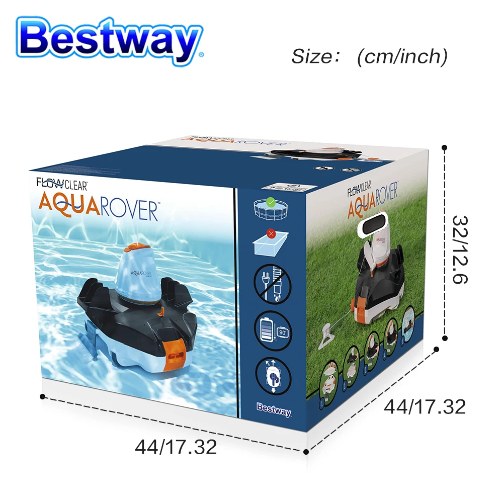 Bestway 58622 Flowclear AquaRover автономный очиститель бассейна робот долговечный