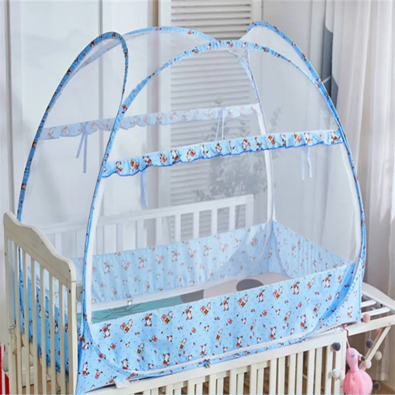 

Summer Autumn Portable Foldable Cute Printing Polyester Ger Type Canopy On The Bed For Babies Kid's Bed Room Supplies Sky Bed