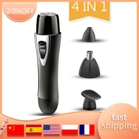 facial hair remover for women 4 in 1 nose eyebrow hair trimmer razor painless hair removal electric upper lip shaver for ladies