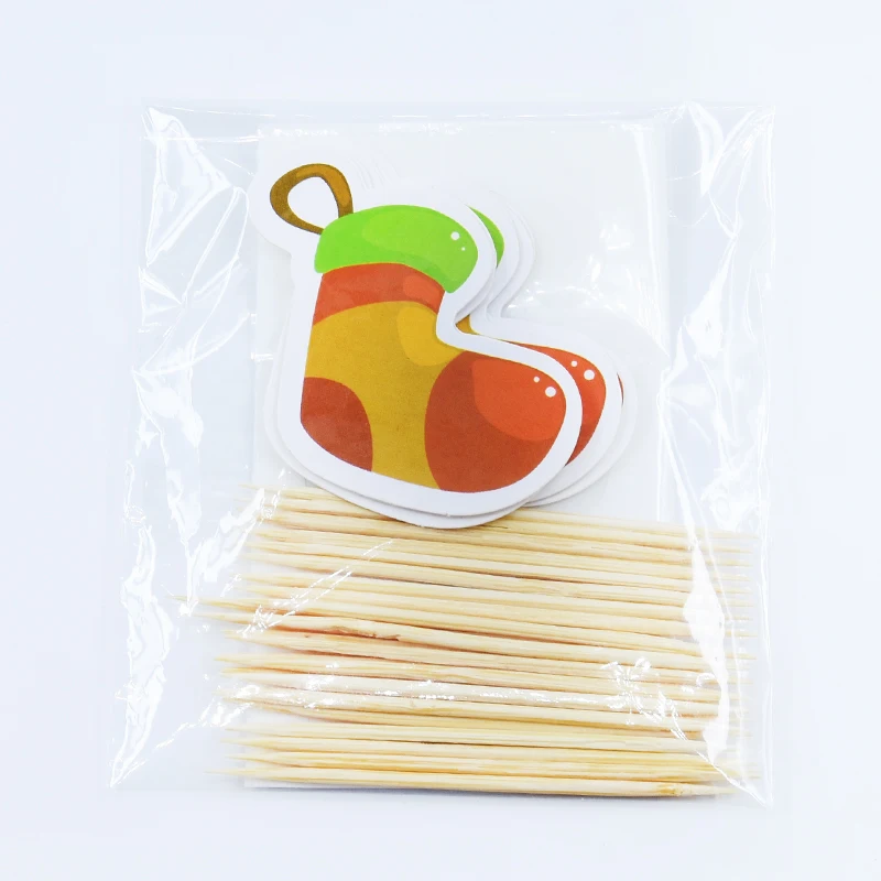 Christmas stocking 24 шт./компл. Единорог вечерние кекс фигурки жениха и невесты; для счастливых День рождения Baby Shower Детская вечеринка Декор детские товары для украшения торта - Цвет: Christmas stocking