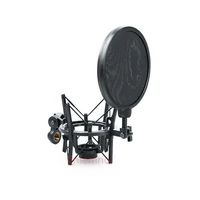 1pc microphone shock mount holder plastic professional stand bracket for home karaoke studio recording condenser microphone