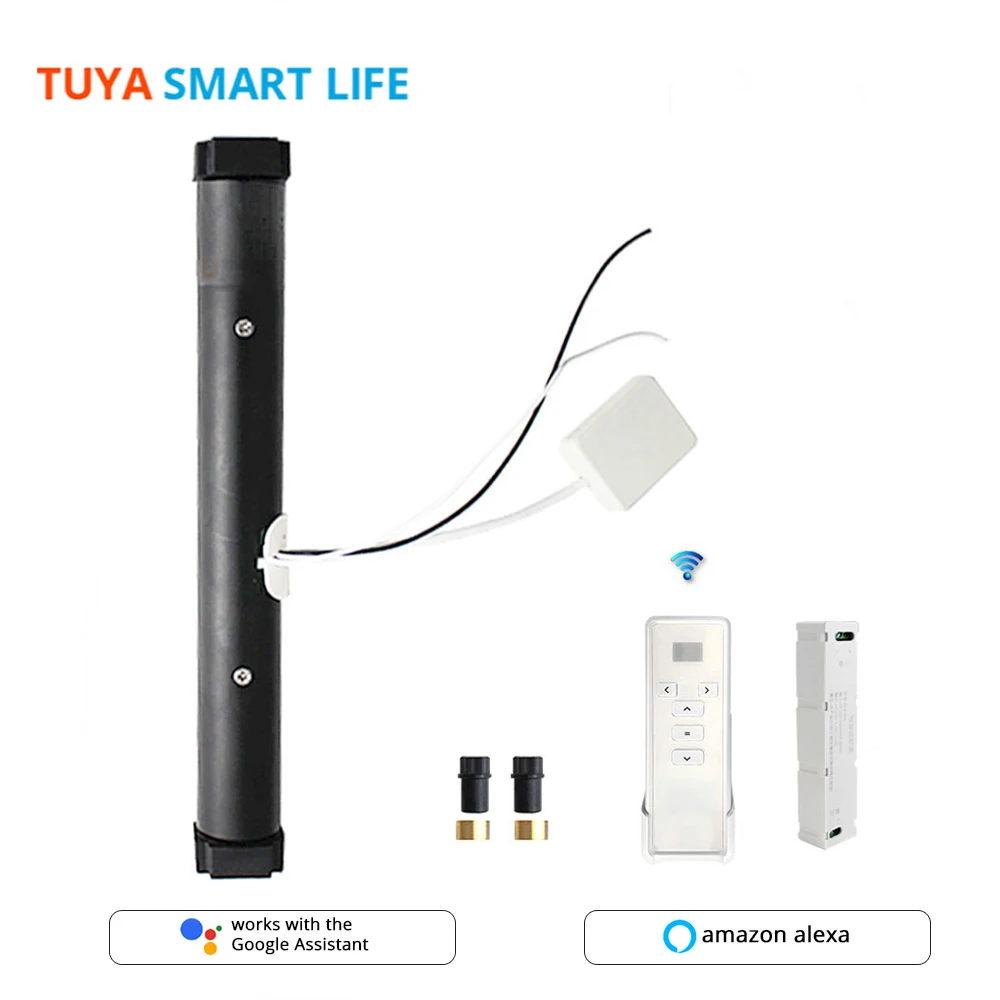 Электрический двигатель для штор Tuya алюминиевых жалюзи с Wi-Fi насадкой в виде сот