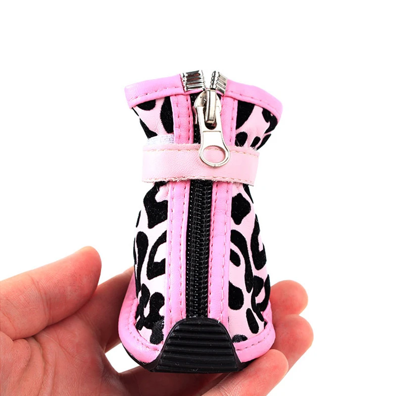 4 шт./компл. противоскользящие ботинки для собак кроссовки водонепроницаемые