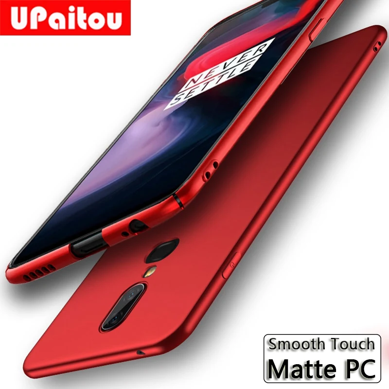 UPaitou для OnePlus 6T 6 5T 5 3 Матовый Жесткий чехол из поликарбоната 1Plus тонкий пластиковый