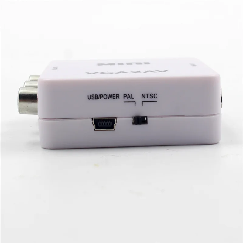 Преобразователь видеосигнала HD AV2VGA адаптер скалера с поддержкой 1080P AV VGA