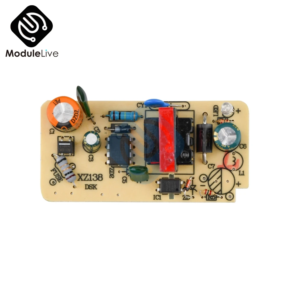 10 шт. AC DC 100 240V 5V 2.5A переключатель переключения Питание зарядная Модульная плата