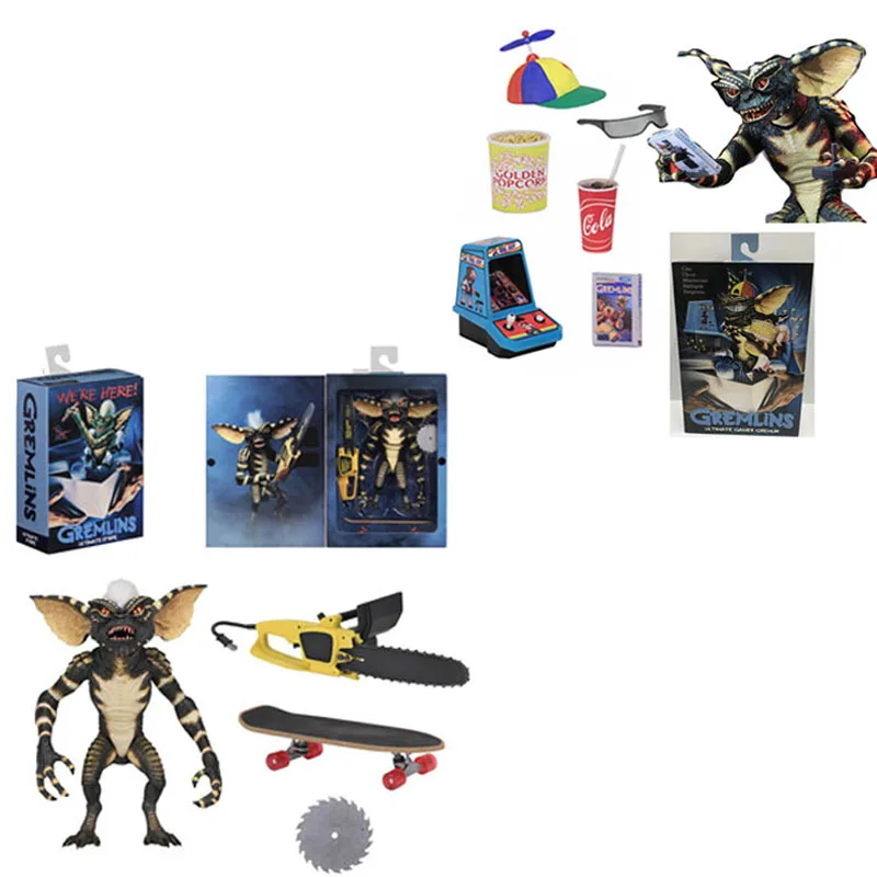 

Фигурки NECA Elf Gremlins, оригинальные, потратьте Счастливое Рождество с маленькими монстрами, потрясающие Роскошные игрушки, подарок