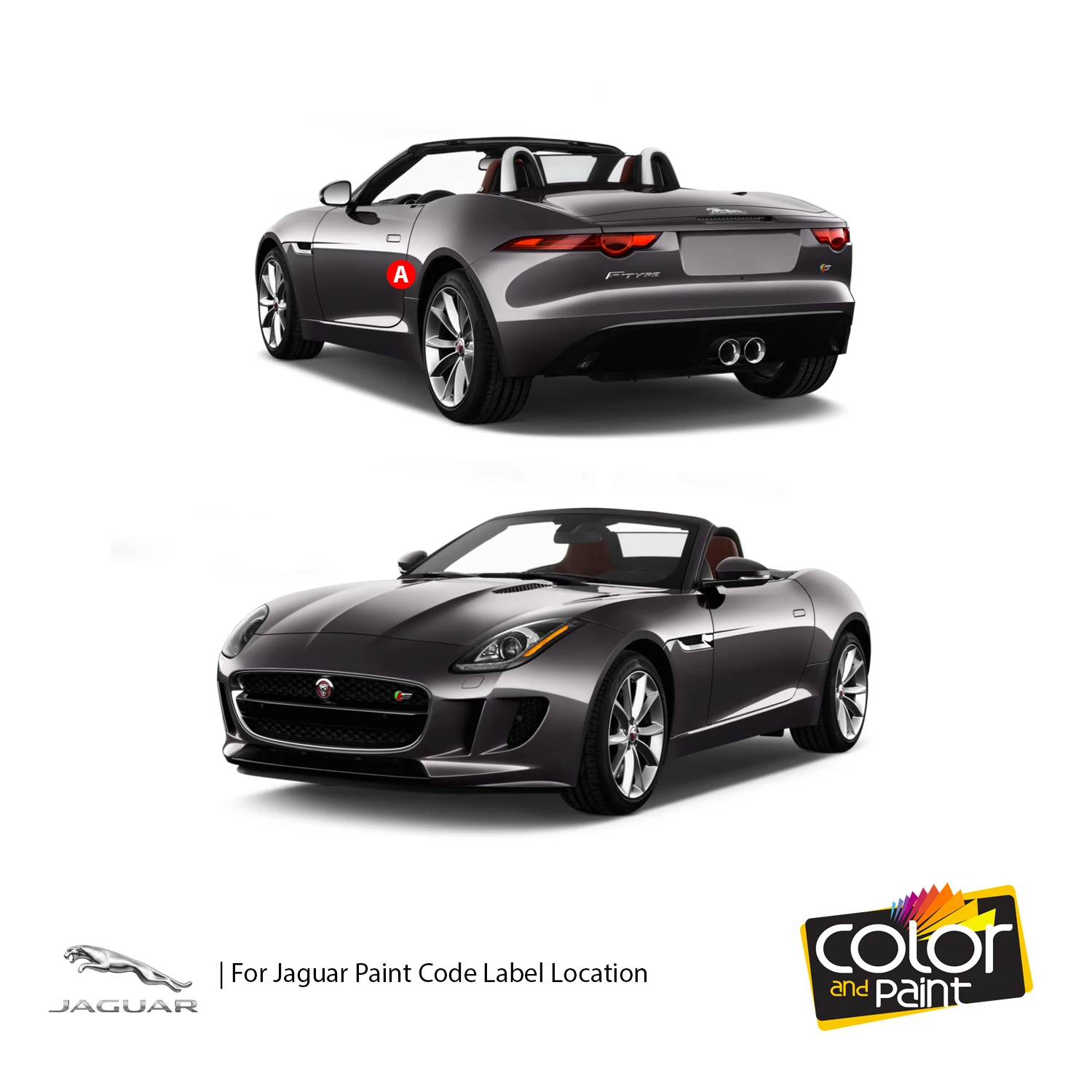 

Color and Paint for Jaguar Automotive Touch Up Paint - SILICON SILVER MET - 1BN - Paint Scratch Repair, exact Match